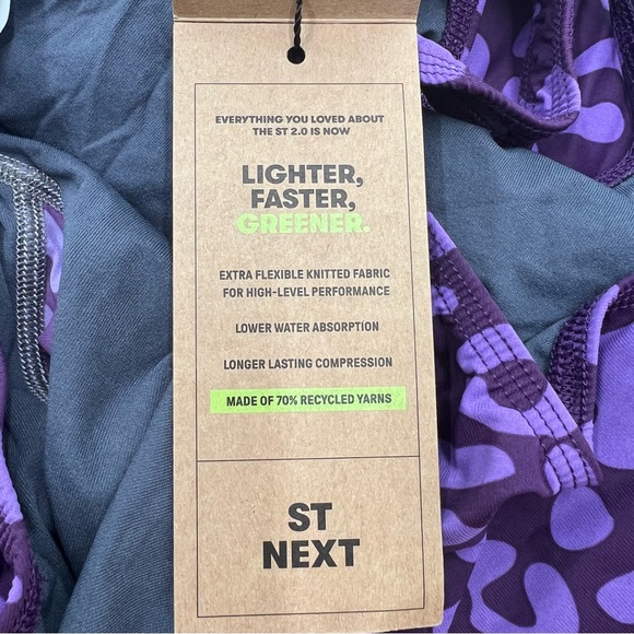 Arena Powerskin ST Next open back size 34 purple and lilac leopard. retail $460 - Picture 10 of 10